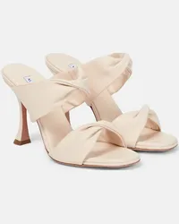 Aquazzura Sandali Twist 95 in pelle Beige