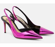 Pumps slingback in similpelle