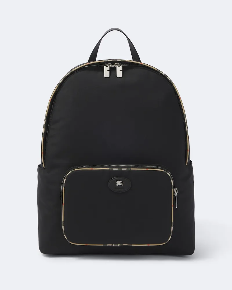 Burberry Zaino Burberry Check Nero