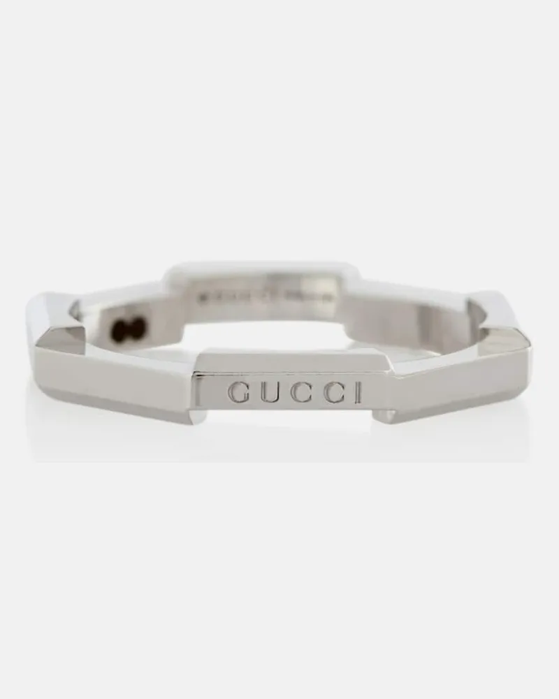Gucci Anello Link To Love in oro bianco 18kt Argento
