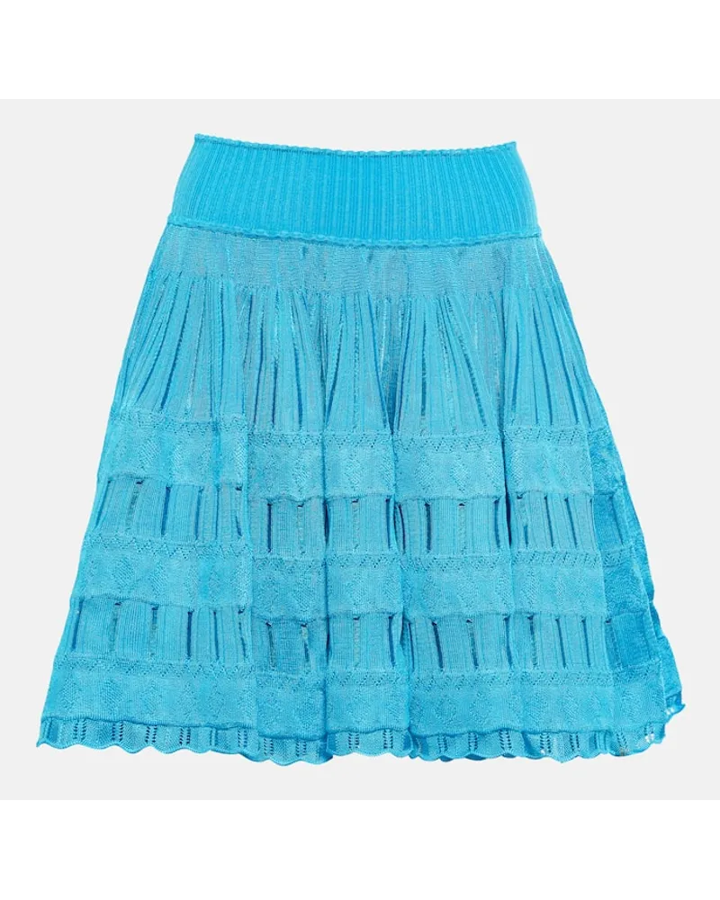 Alaïa AlaÃ¯a Minigonna Crinoline Blu