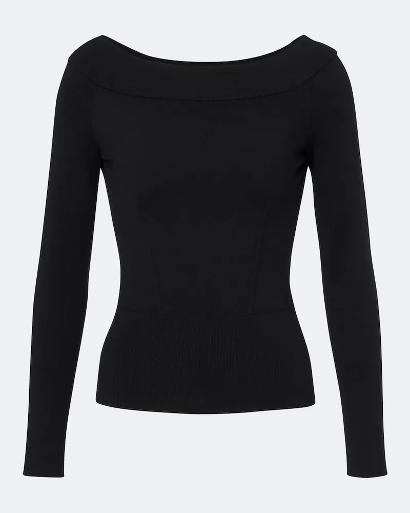 Max Mara Pullover in misto lana Nero