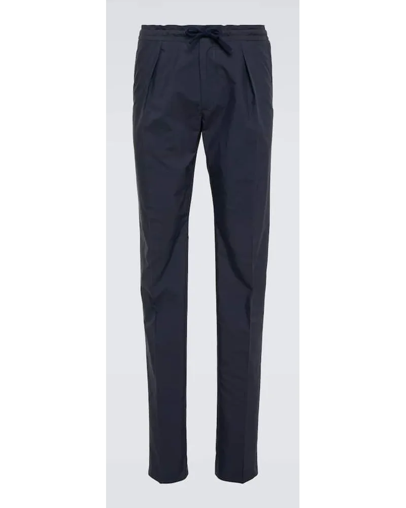 Slowear Pantaloni slim in misto cotone Blu