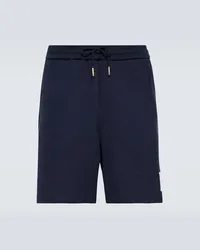 Thom Browne Shorts in cotone Blu