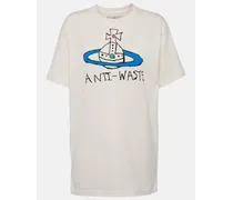 T-shirt Antiwaste in cotone con stampa