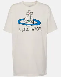 Vivienne Westwood T-shirt Antiwaste in cotone con stampa Bianco