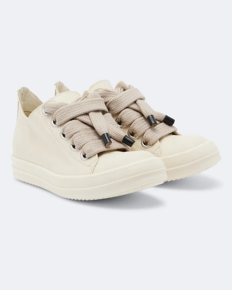 Rick Owens Sneakers Jumbolace in pelle Bianco