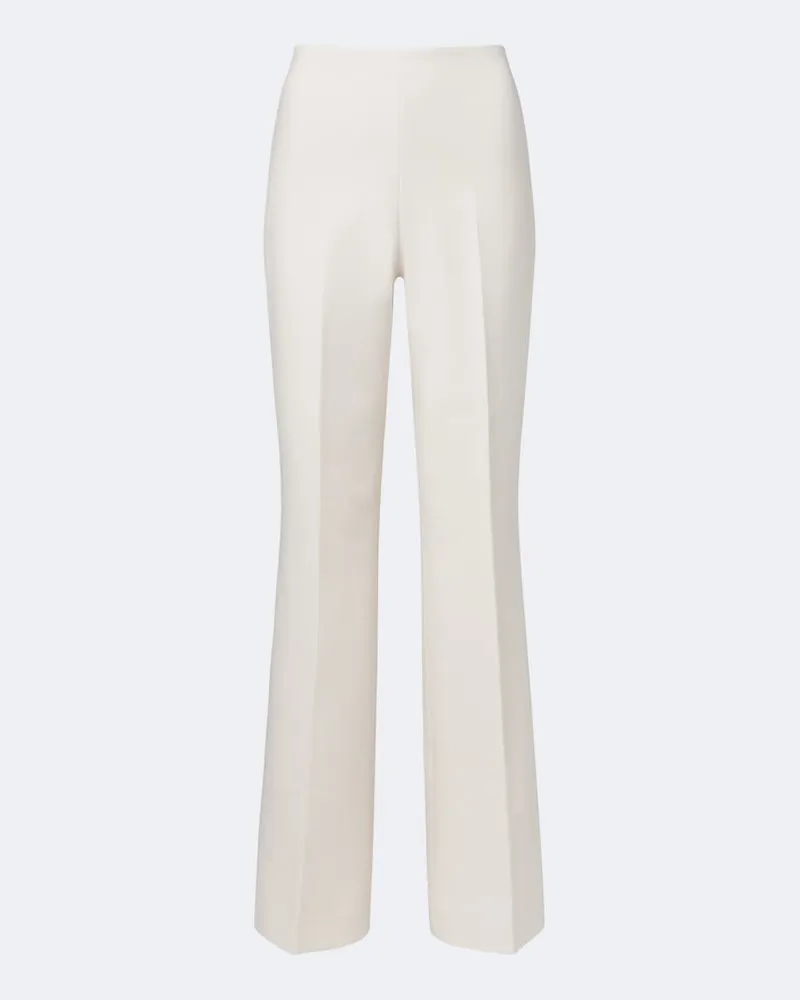 Roland Mouret Pantaloni a gamba larga in crêpe Bianco