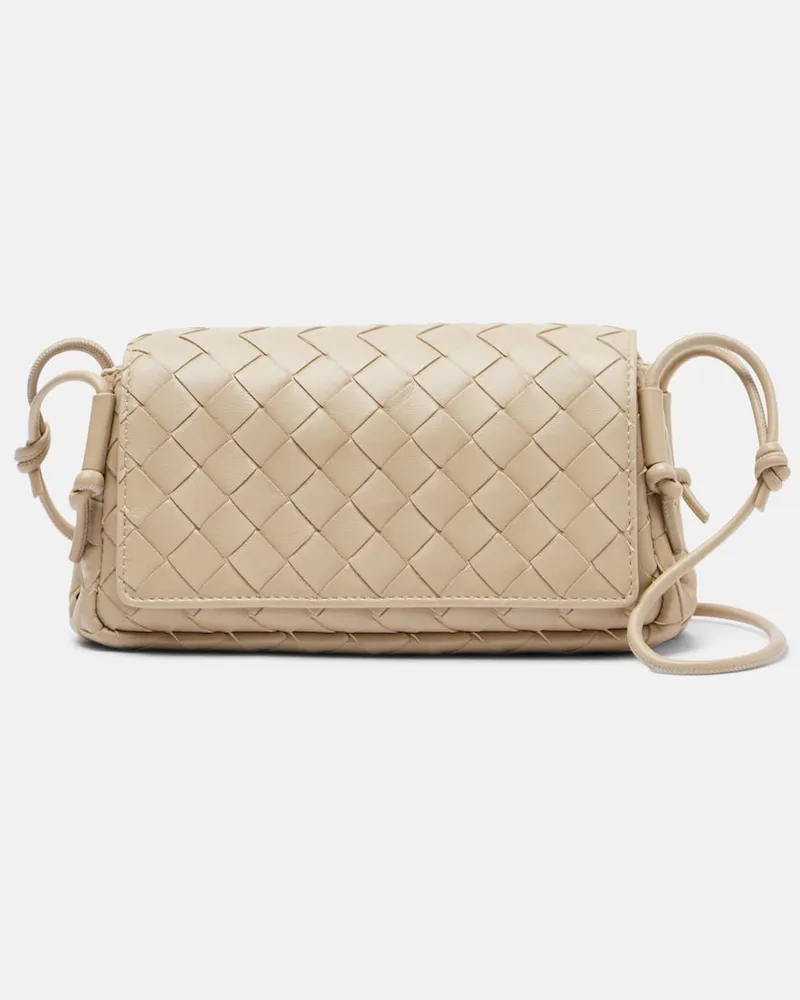 Bottega Veneta Borsa a tracolla Notturno in pelle Beige