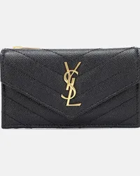 Saint Laurent Portafoglio Envelope Small in pelle Nero