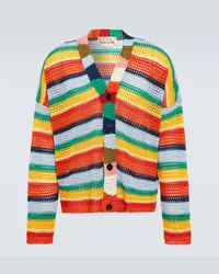 Marni x No Vacancy Inn - Cardigan in crochet Multicolore