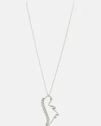 Aliita Collana Dino in oro bianco 9kt Argento