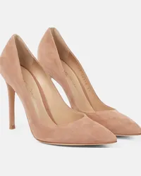 Gianvito Rossi Pumps Gianvito 105 in suede Beige