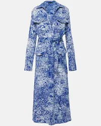 Proenza Schouler Abito chemisier Vanessa con stampa Blu