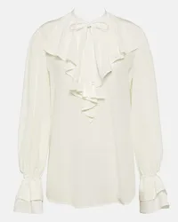 Etro Blusa in seta Bianco