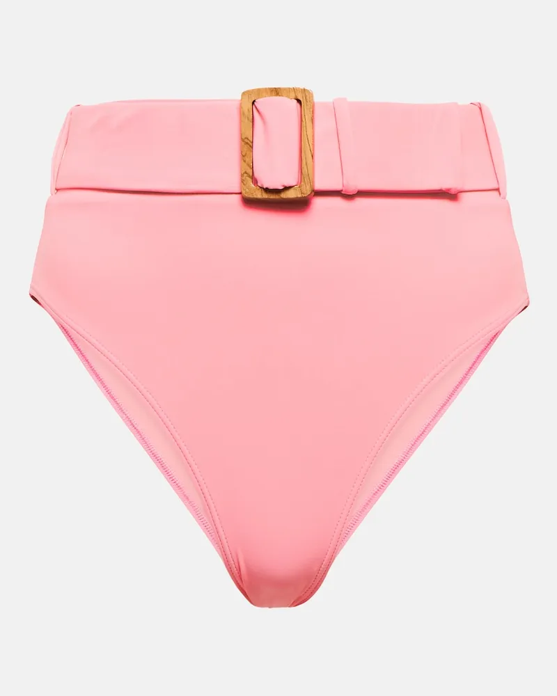 Alexandra Miro Slip bikini a vita alta Rosa