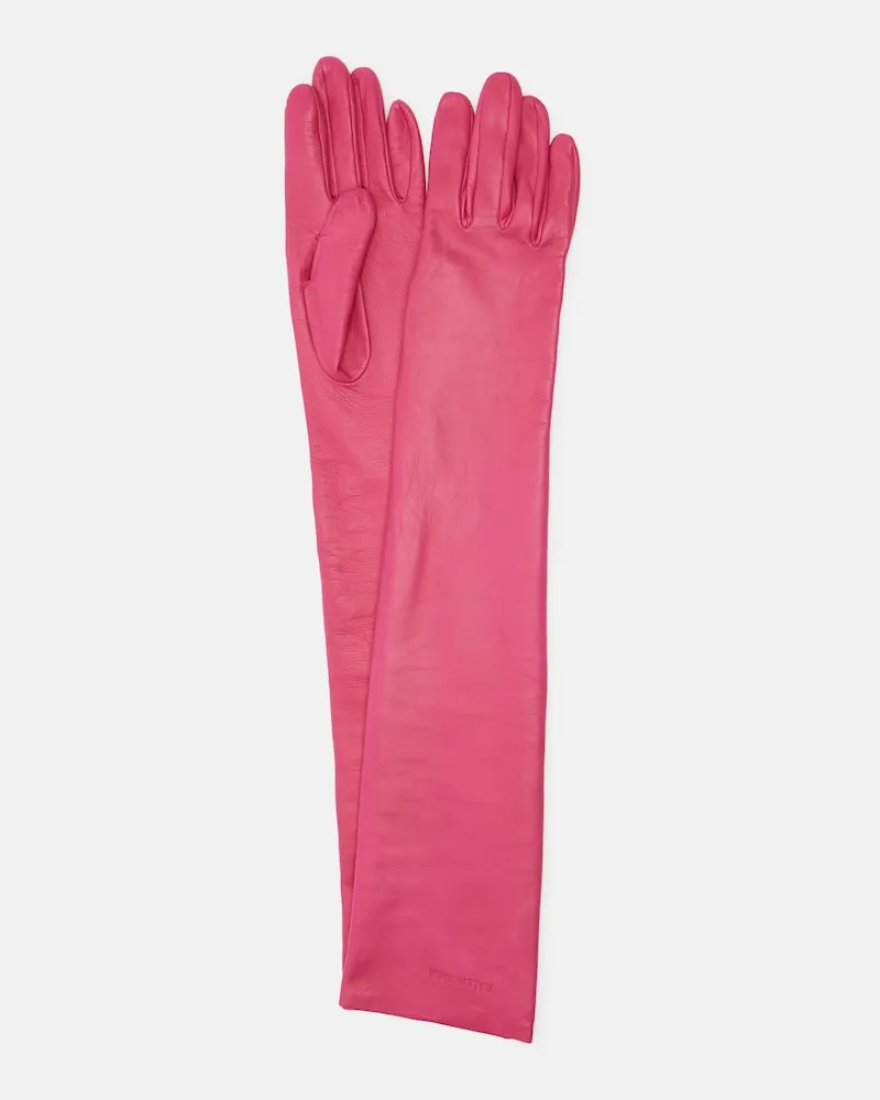 Balenciaga Guanti in pelle Rosa