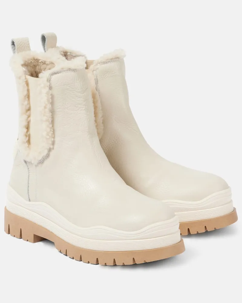 Bogner Stivaletti Chelsea Arosa 8 in pelle Bianco