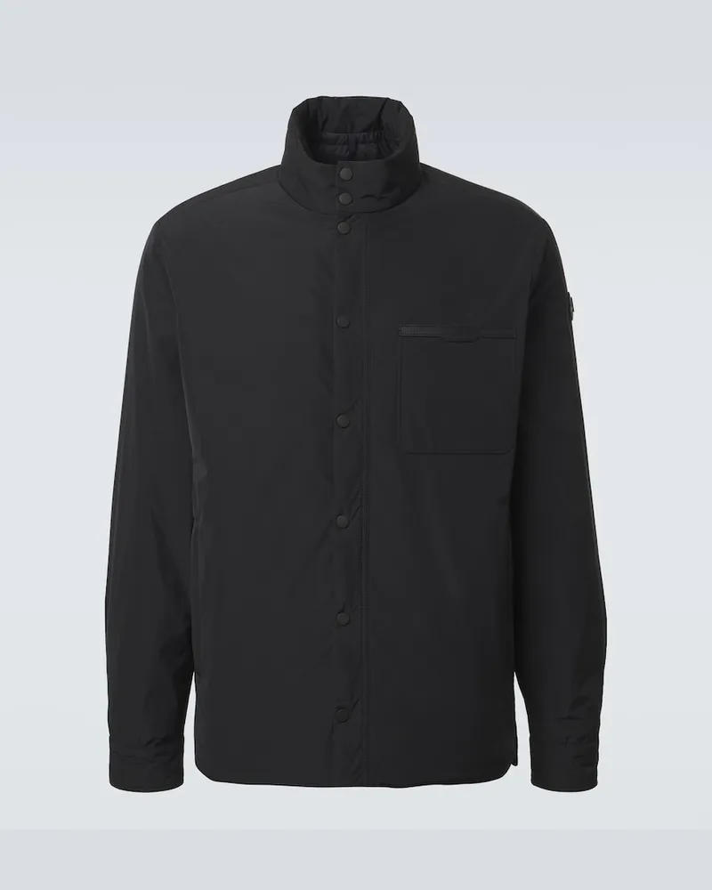 Moncler Giacca Yndale in piuma Nero