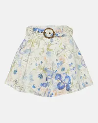 Zimmermann Shorts Natura in lino Blu