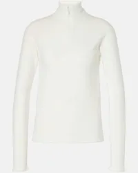 The Row Top Patti con zip Bianco