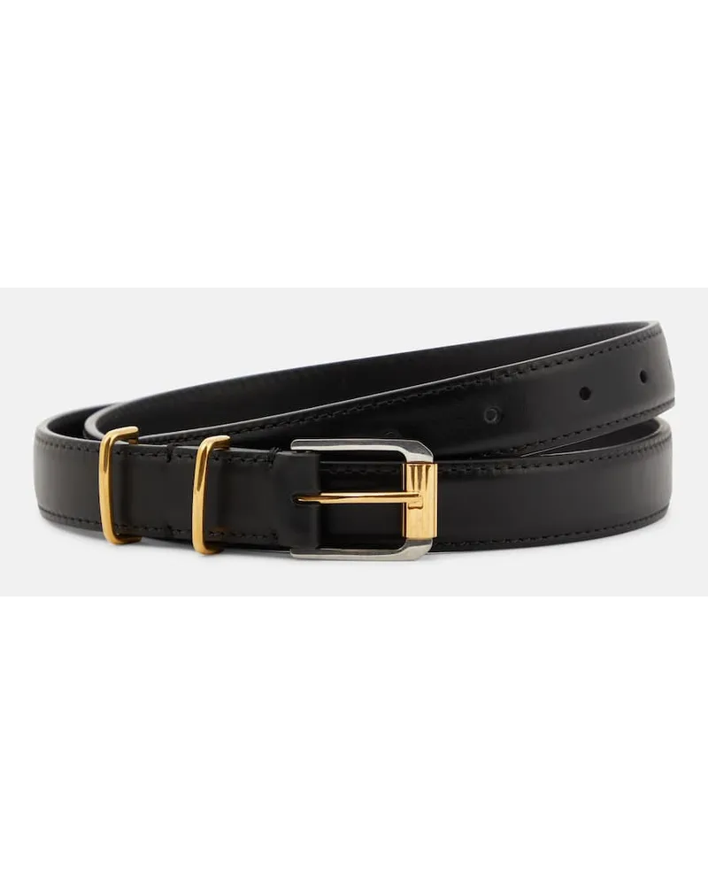 The Row Cintura in pelle Nero