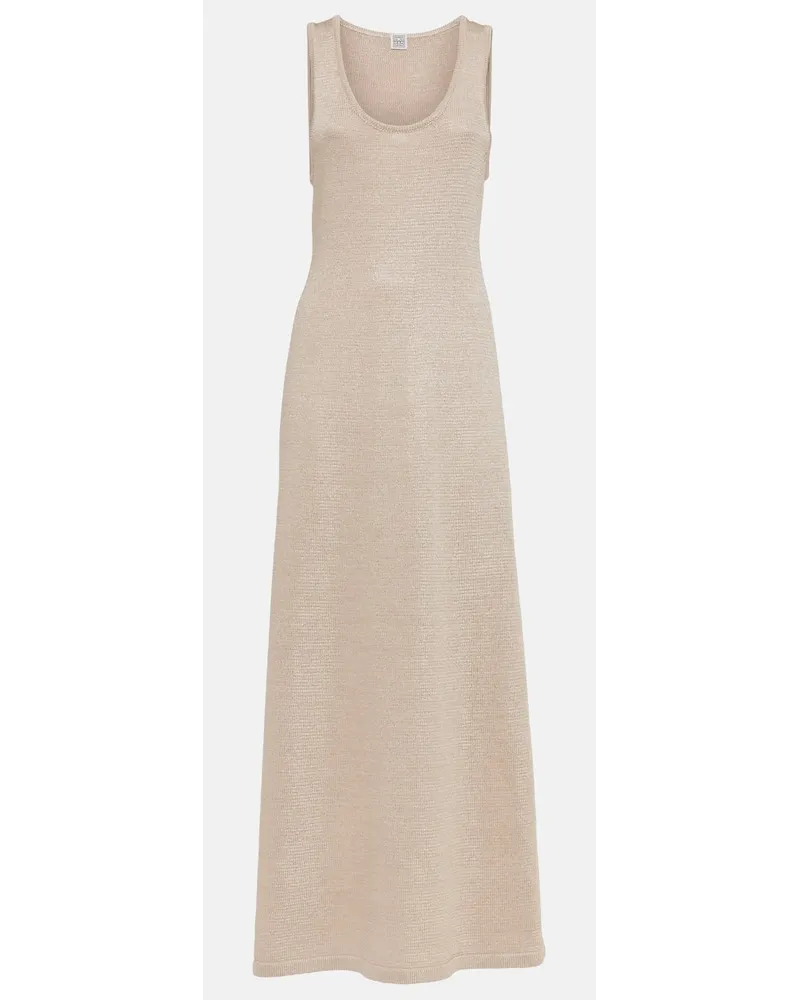 Totême Abito lungo in maglia Beige