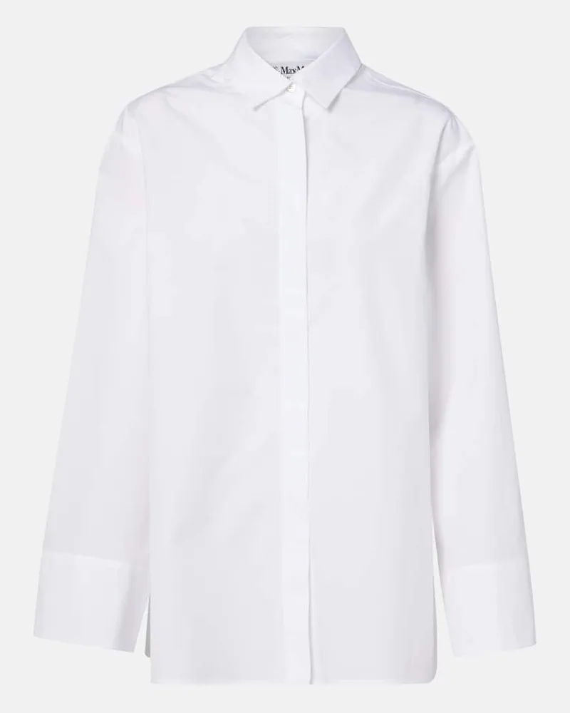 Max Mara Camicia Marte in cotone Bianco