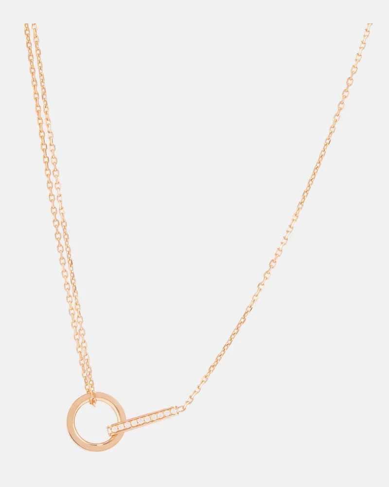 Repossi Collana Berbere in oro rosa 18kt con diamanti Oro