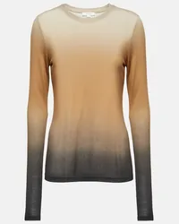 Vince Top girocollo in maglia ombré Multicolore