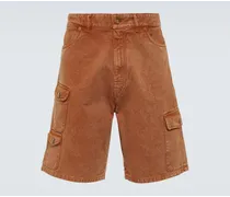 Shorts cargo di jeans