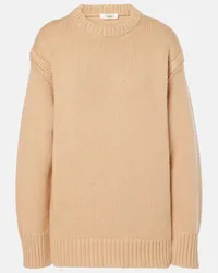 Chloé Chloé Pullover in cashmere e cotone Beige