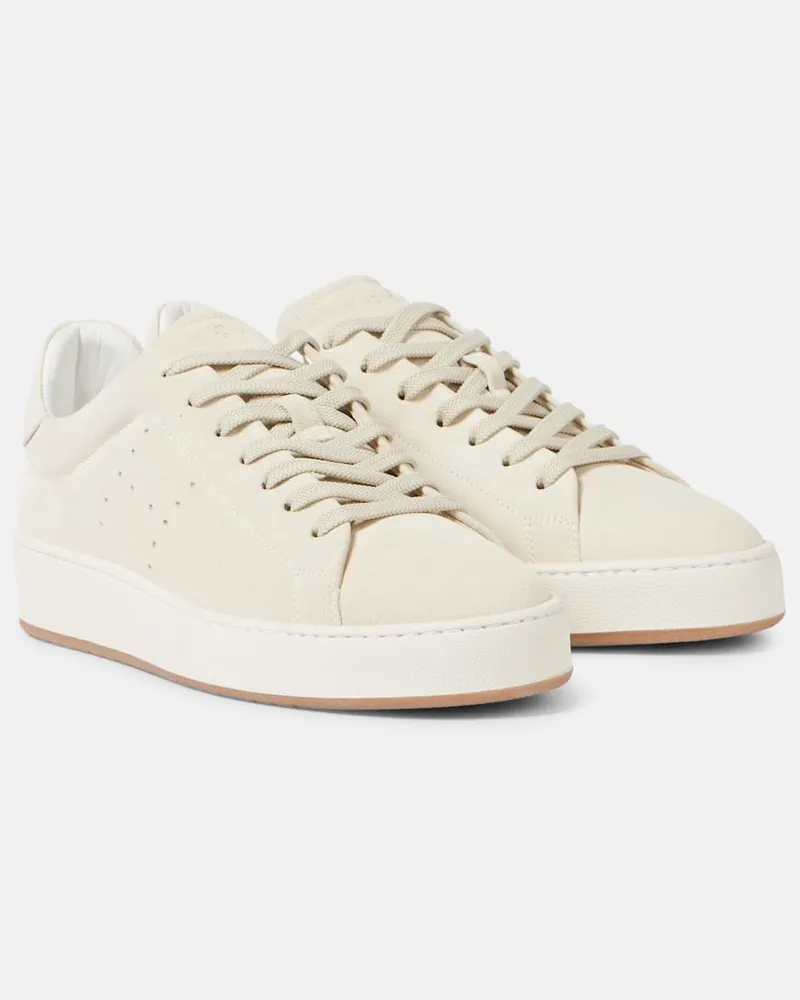 Hogan Sneakers in suede Bianco