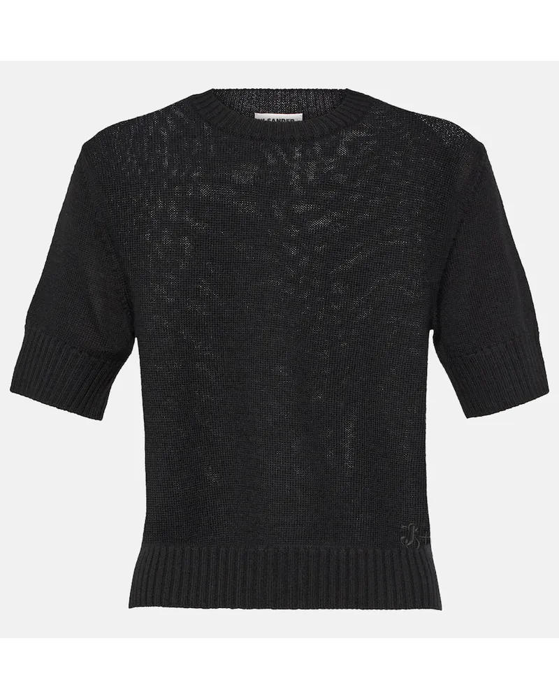 Jil Sander Pullover in lana Nero