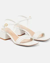 Gianvito Rossi Sandali Lena 45 in pelle Bianco