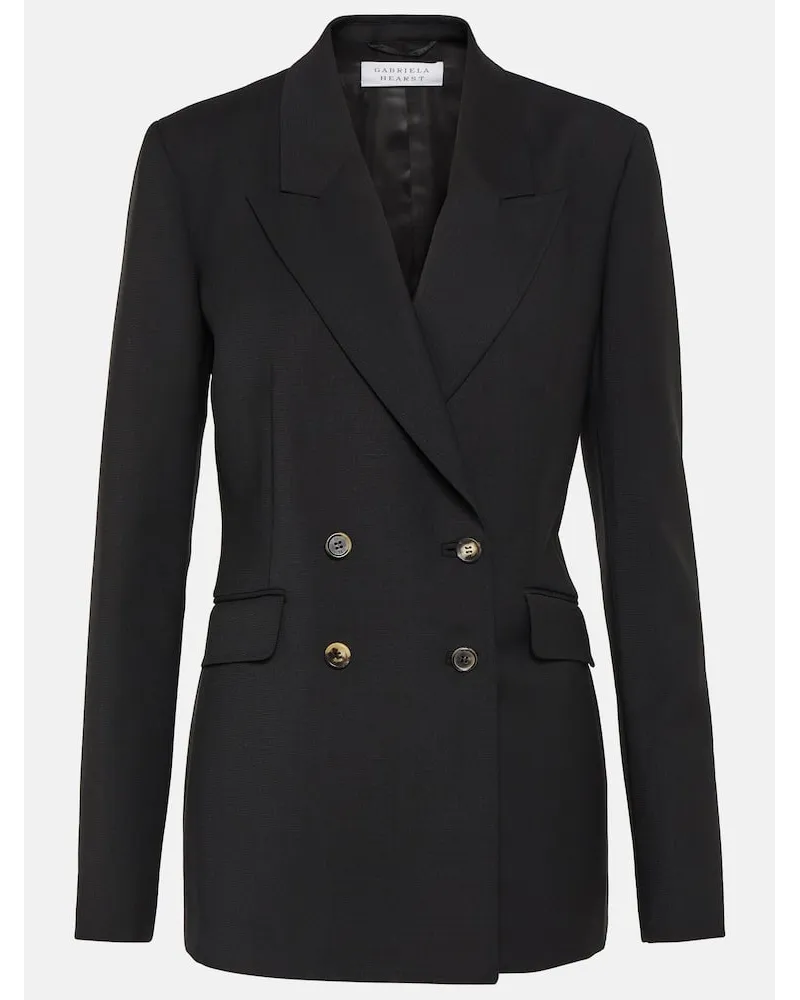 Gabriela Hearst Blazer Angela in lana Nero