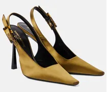 Pumps slingback Climax in raso