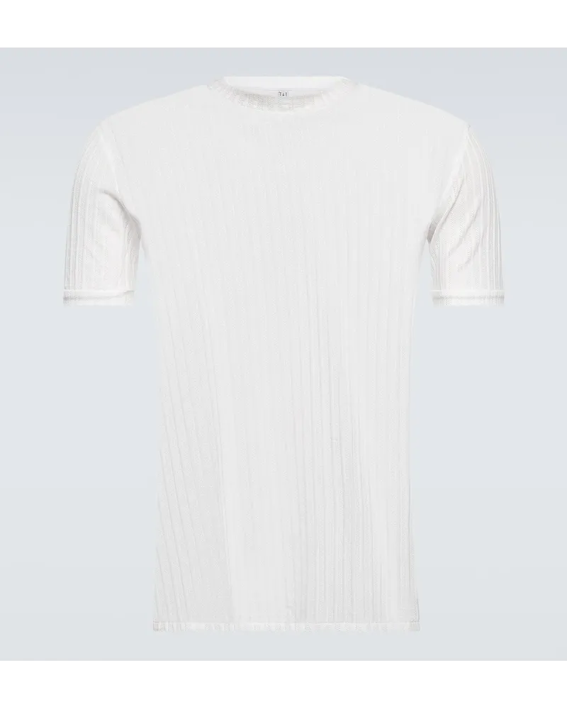 Winnie NYC T-shirt in jersey di misto cotone Bianco