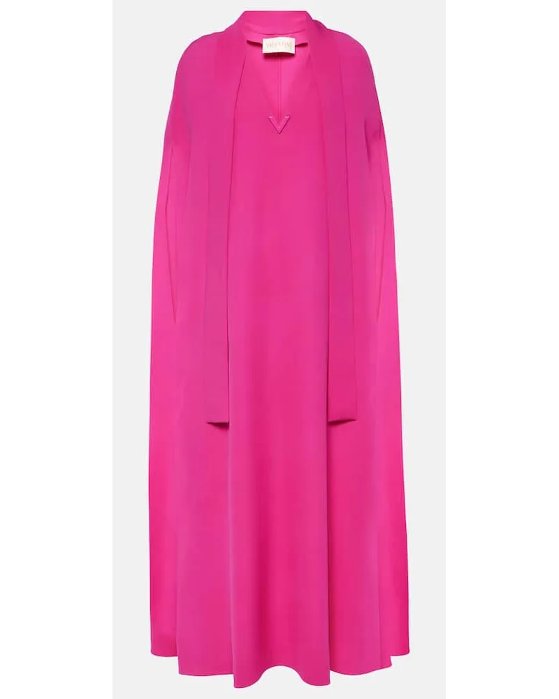 Valentino Garavani Abito lungo in seta Rosa