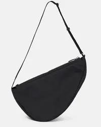 The Row Borsa a spalla Slouchy Banana in nylon Nero