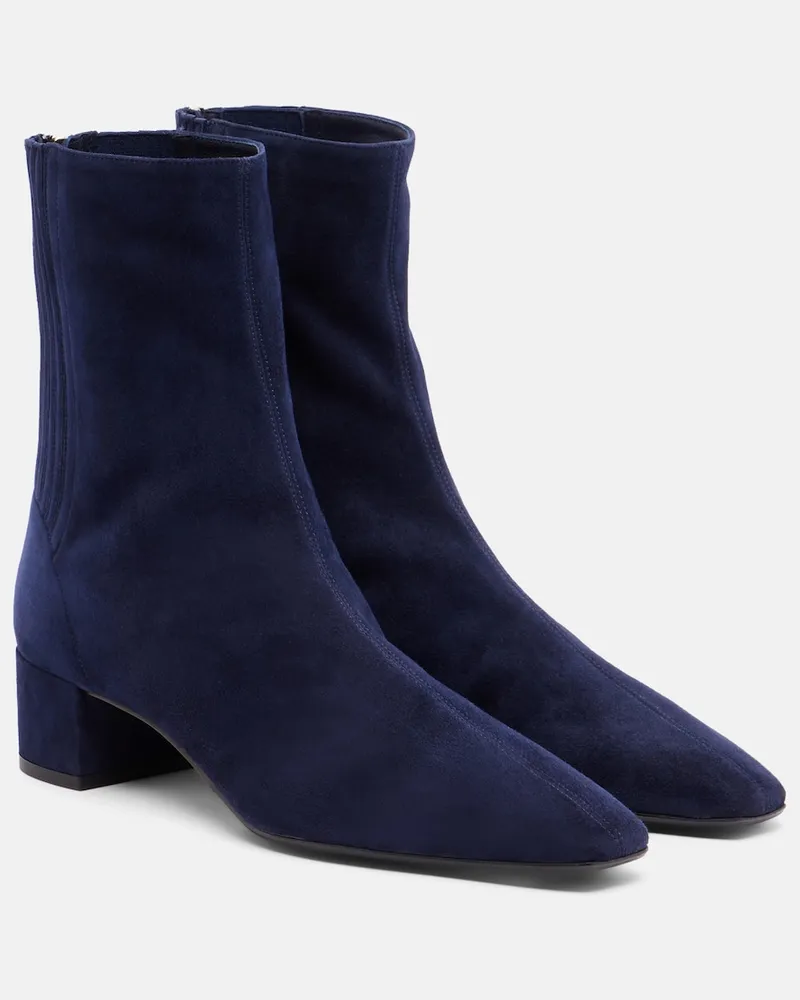 Aquazzura Stivaletti Saint Honoré in suede Blu