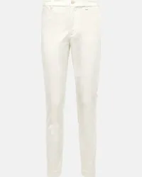 Ralph Lauren Pantaloni regular a vita media Bianco