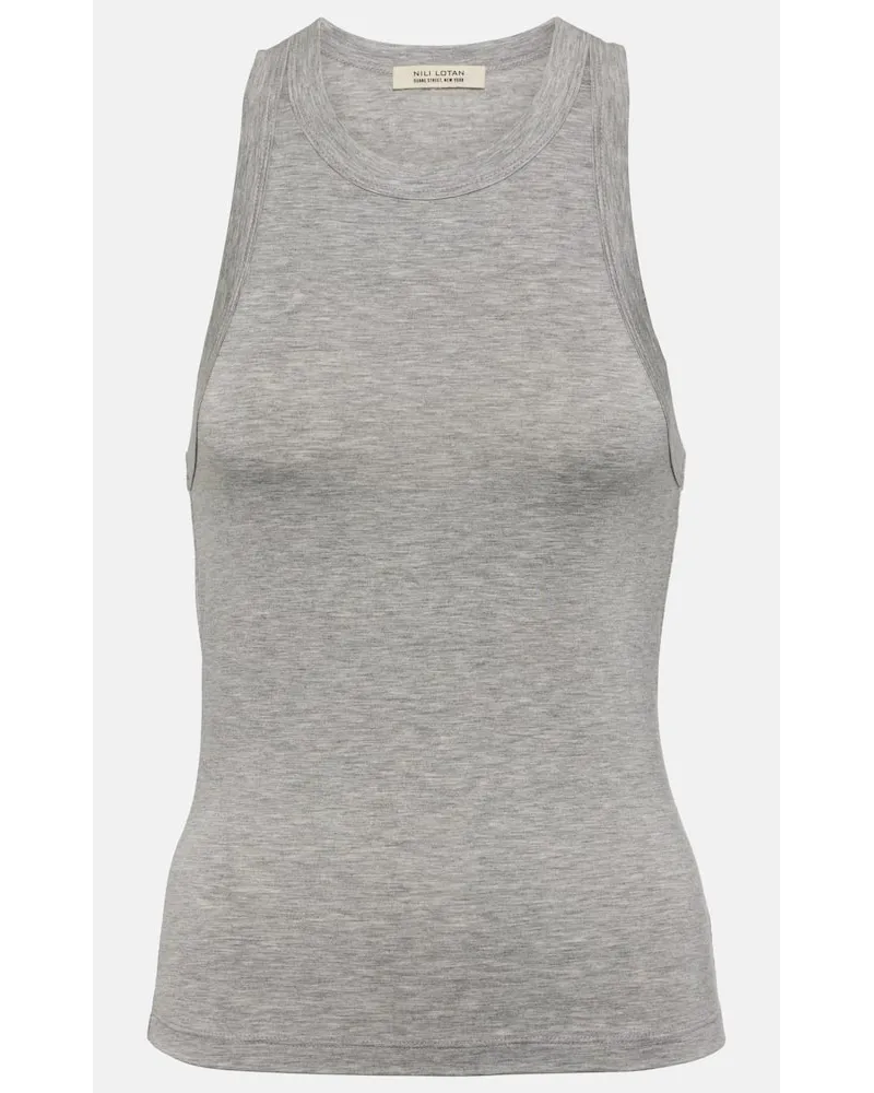 Nili Lotan Tank top Shanah in jersey Grigio