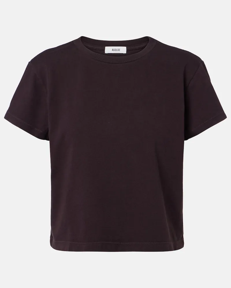 AGOLDE T-shirt Adine in jersey di cotone Viola