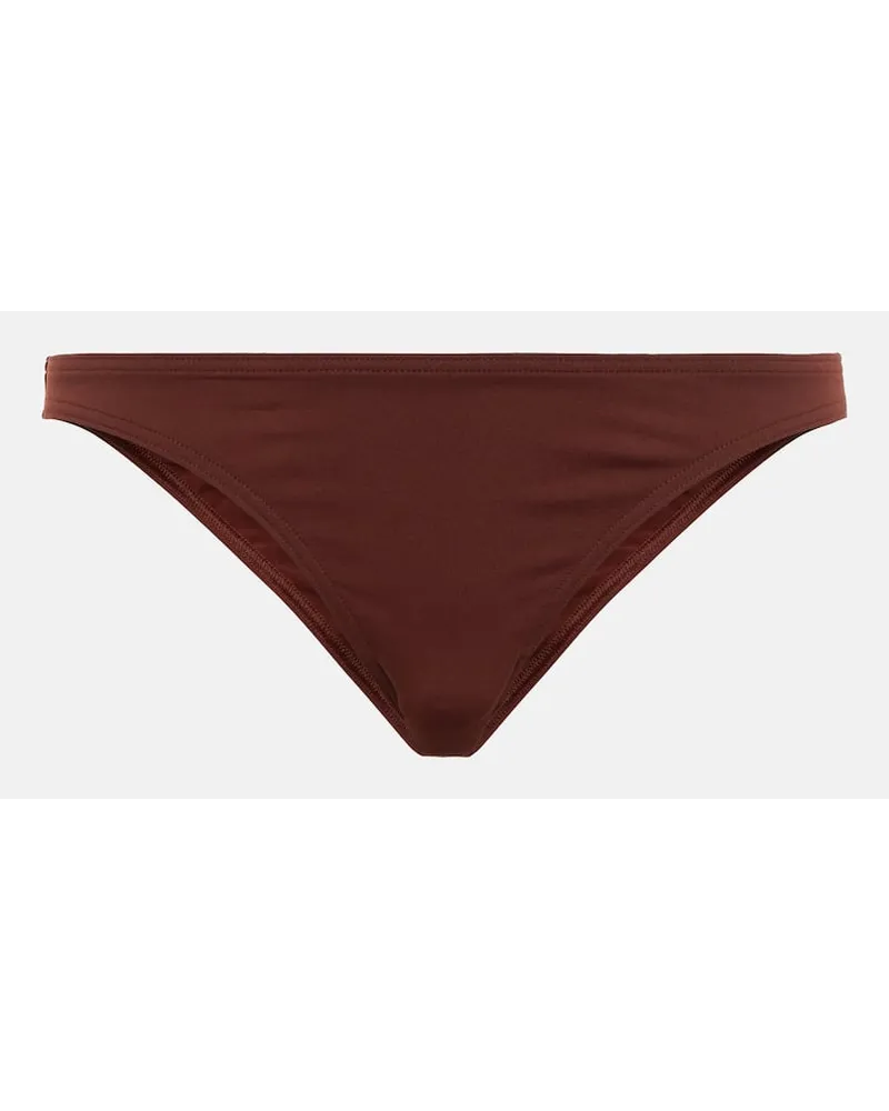 Eres Slip bikini Fripon a vita media Marrone