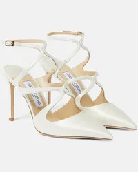 Jimmy Choo Pumps Azia 95 in raso Bianco