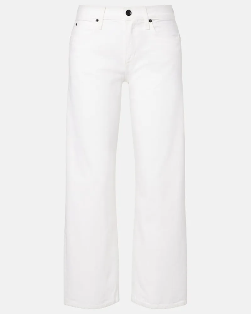 SLVRLAKE Jeans barrel Jamie cropped Bianco