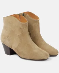 Isabel Marant Stivaletti in suede Beige