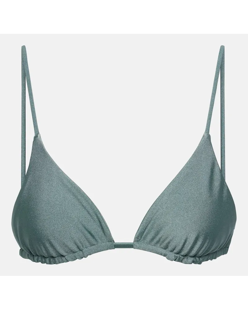 JADE SWIM Top bikini a triangolo Via Blu