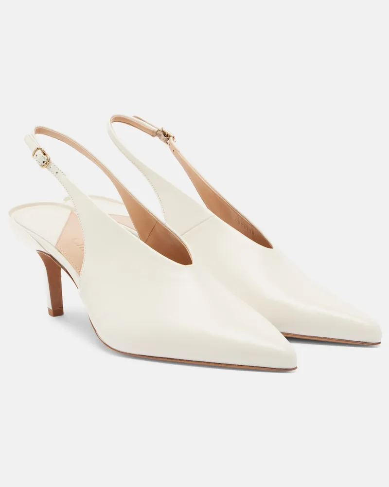 Chloé Chloé Pumps slingback in pelle Bianco